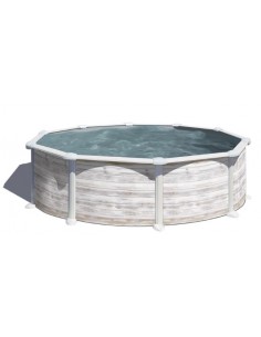 Piscina Gre redonda imitación Nórdica 460cm PR458N | GRE