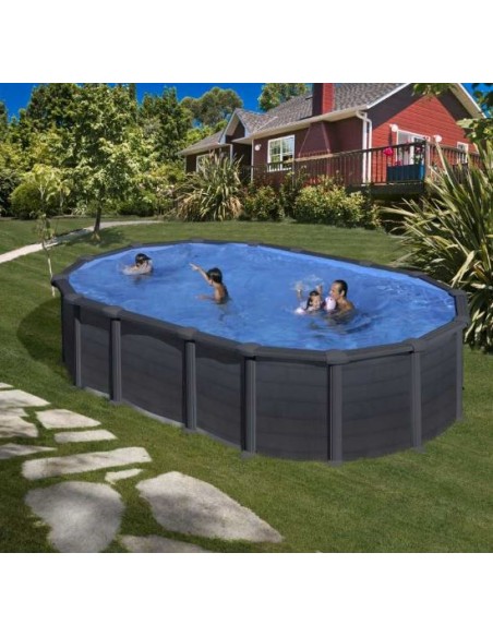 Piscina GRE Ovalada Serie Capri 610 x 375 x 132 KITPROV6188GF