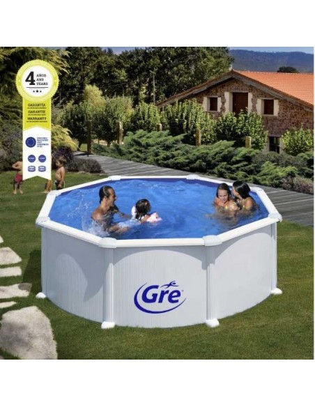 Piscina Gre redonda Serie Bora Bora 460 x 120 KITPR453