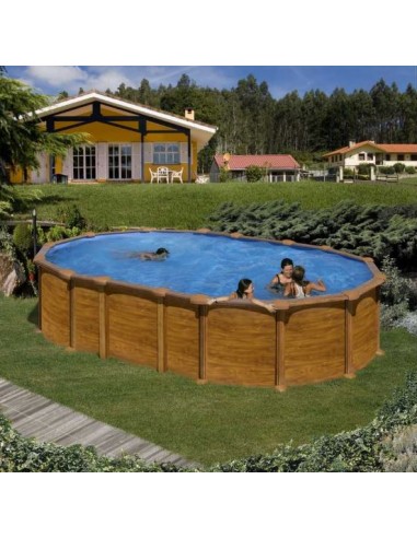 Piscina GRE Ovalada Serie Amazonia 610 x 375 x 132 KITPROV6188WO