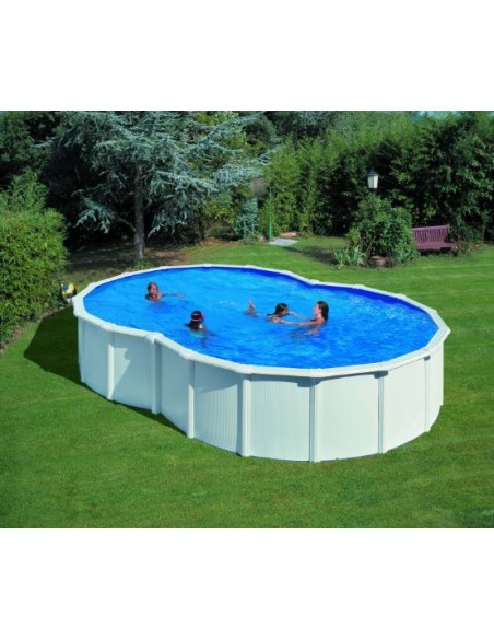Piscina GRE con forma de 8 Serie Varadero 640 x 390 x 120.