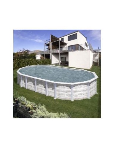 Piscina GRE ovalada serie Islandia 730 x 375 x 132 KITPROV7388N