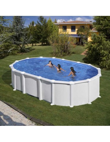 Piscina GRE Ovalada Serie Haití 610 X 375 X 132 KITPROV6188