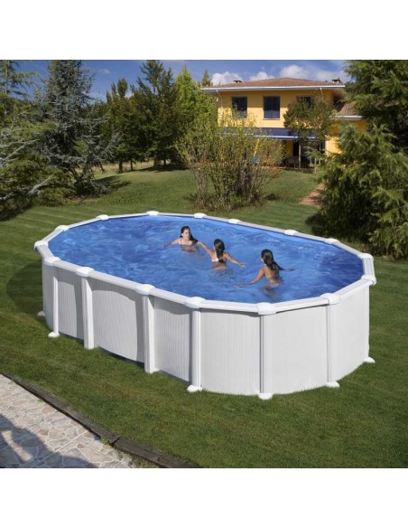 Piscina GRE Ovalada Serie Haití 610 X 375 X 132 KITPROV6188