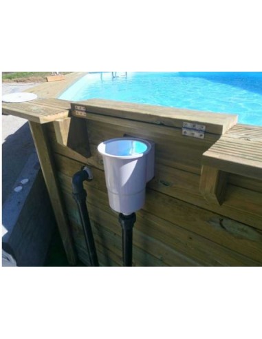 Piscina desmontable GRE de madera Marbella 2