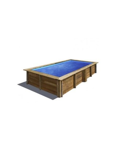 Piscina desmontable GRE de madera Lemon