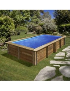 Piscina desmontable GRE de madera Lemon 2