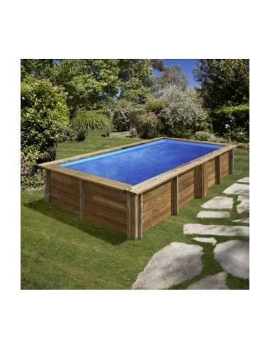 Piscina desmontable GRE de madera Lemon