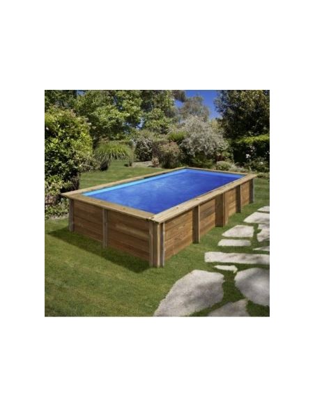 Piscina desmontable GRE de madera Lemon