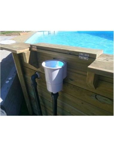 Piscina desmontable GRE de madera Bambu