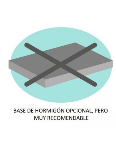 Piscina desmontable GRE de madera Bambu