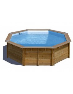 Piscina desmontable GRE de madera Violette 2