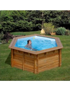 Piscina desmontable GRE de madera Lili 2 2