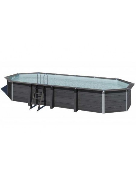 Piscina desmontable Gre de composite ovalada 804x386x↨124cm
