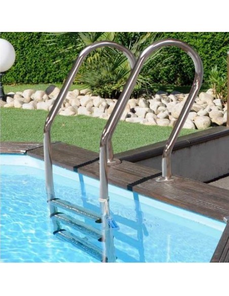 Piscina desmontable Gre de composite ovalada 524x386x↨124cm