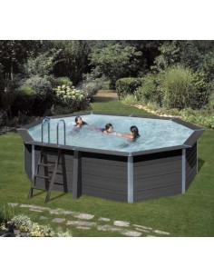 Piscina desmontable Gre de composite ovalada 524x386x↨124cm 2