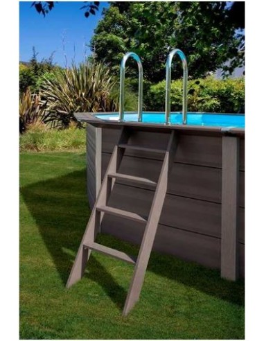 Piscina desmontable Gre de composite ovalada 524x386x↨124cm