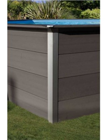 Piscina desmontable Gre de composite ovalada 524x386x↨124cm