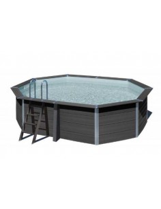 Piscina desmontable Gre de composite ovalada 524x386x↨124cm