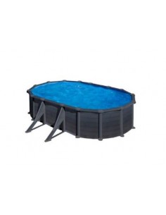 Piscina gre ovalada aspecto grafico 610x375x132