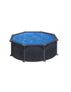 Piscina gre circular aspecto grafico 350 x 132