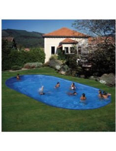 Piscina enterrada gre ovalada 800x400x150