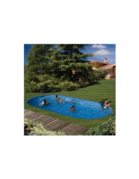 Piscina enterrada gre ovalada 800x400x120 PEOV8027