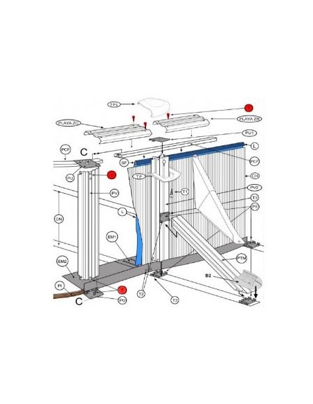 Kit tornillos rosca chapa KIT145ROSP Servicio Técnico Oficial GRE