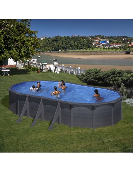 Piscina GRE ovalada serie Granada 730 x 375 x 132 GRE
