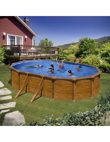 Piscina GRE ovalada serie Mauritius 500 x 300 x 132 GRE