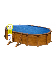 Piscina GRE ovalada serie Mauritius 610 x 375 x 132 GRE 2