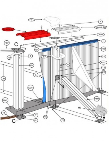 Repuestos piscinas desmontables gre PLYG15041095 Servicio Técnico Oficial GRE
