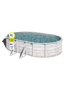 Piscina GRE ovalada serie Groenlandia 610 x 375 x 132 GRE 2