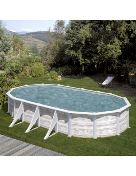 Piscina GRE ovalada serie Groenlandia 730 x 375 x 132 GRE