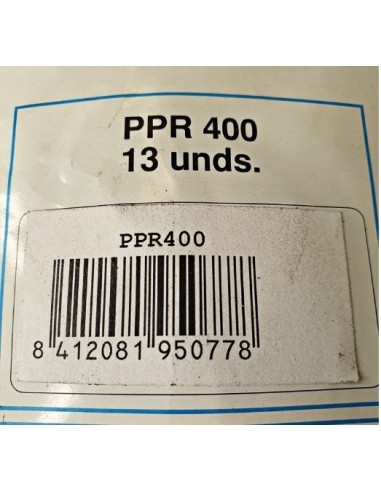 Juego perfiles diámetro 400 altura 90 Ref PPR400