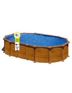 Piscina GRE Ovalada Serie Amazonia 610 x 375 x 132 KITPROV6188WO 2