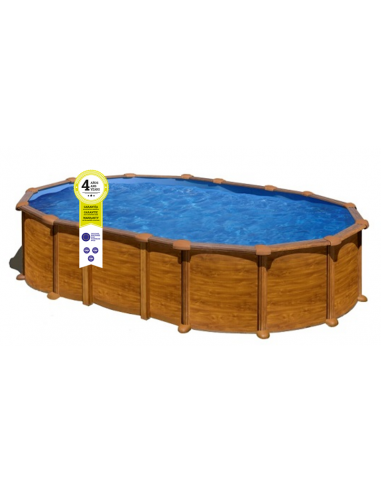Piscina GRE Ovalada Serie Amazonia 610 x 375 x 132 KITPROV6188WO