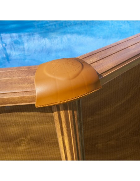 Piscina GRE Ovalada Serie Amazonia 610 x 375 x 132 KITPROV6188WO