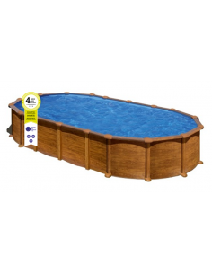Piscina GRE Ovalada Serie Amazonia 730 x 375 x 132 KITPROV7388WO 2