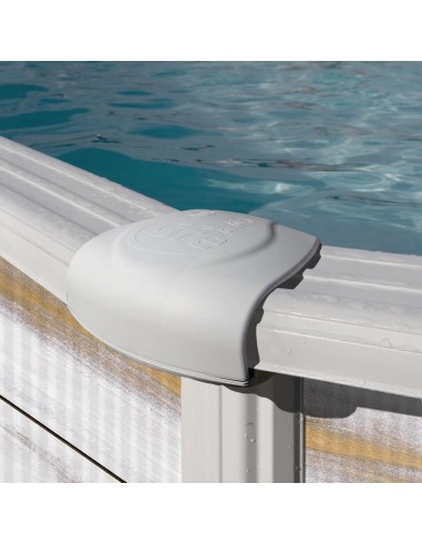 Piscina GRE ovalada serie Islandia 730 x 375 x 132 KITPROV7388N
