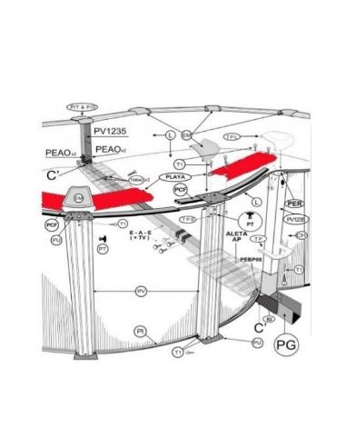 Repuestos piscinas gre PLY150100910. Servicio Técnico Oficial GRE en Valencia