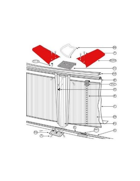 Repuestos piscinas gre PLY150081145