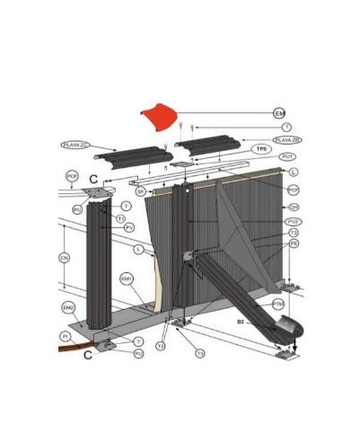 Repuestos piscinas desmontables gre PIN15GP