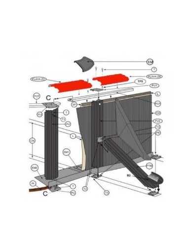 Repuestos piscinas desmontables gre PLYG15101095