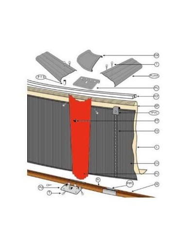 Repuestos piscinas desmontables gre PLVG12101195