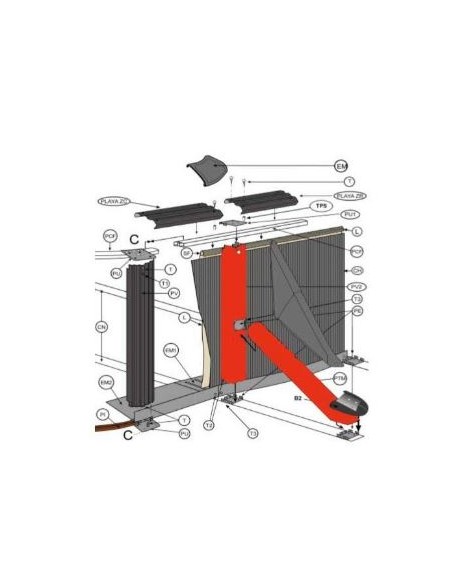 Repuestos piscinas desmontables gre KITPOSTE02G