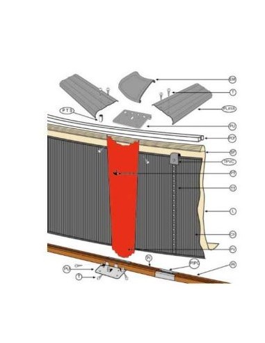 Repuestos piscinas desmontables gre PLVG12081195