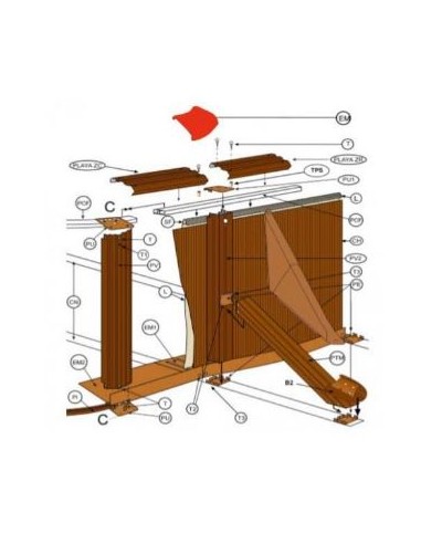 Repuestos piscinas desmontables gre PLYW15021095