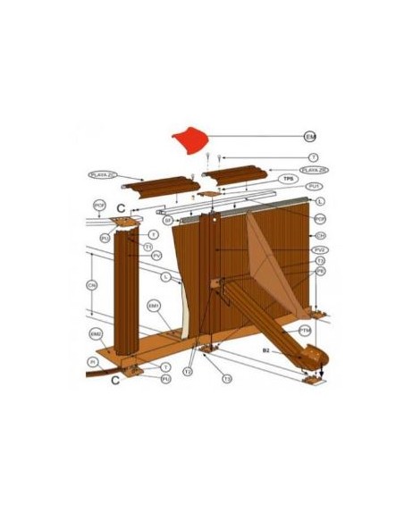 Repuestos piscinas desmontables gre PLYW15021095