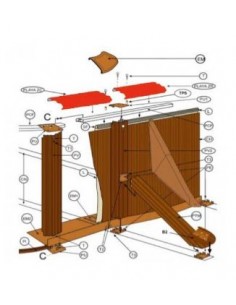 Repuestos piscinas desmontables gre PLYW15101095